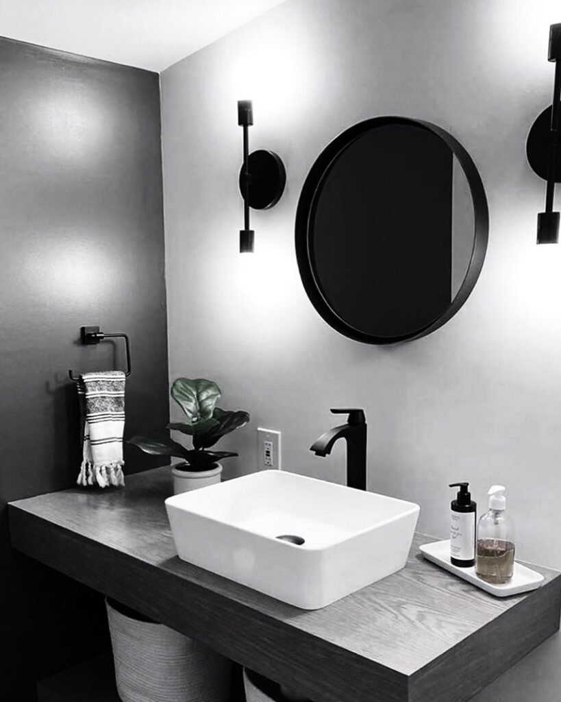 Moody Backlit Mirror