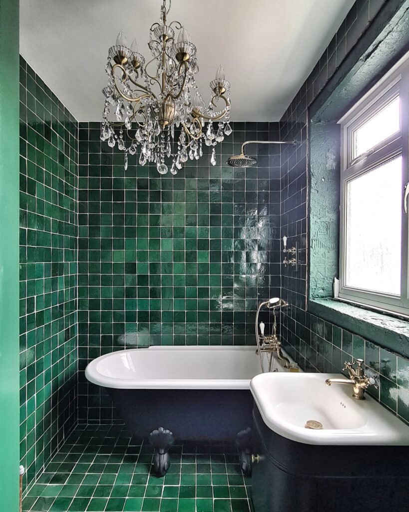 Moody Green Tile
