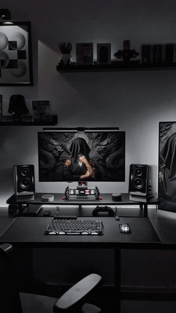 Moody Minimal Desk