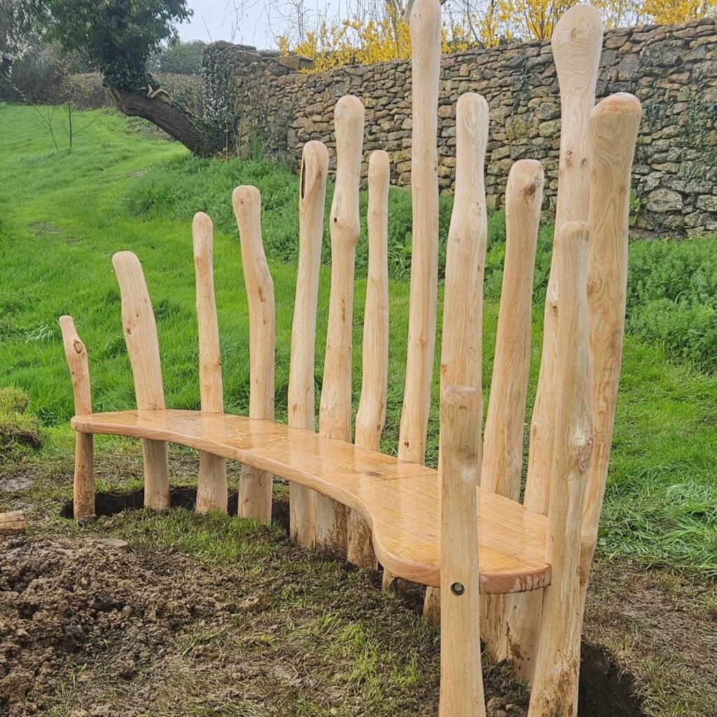 Natural Log Bench