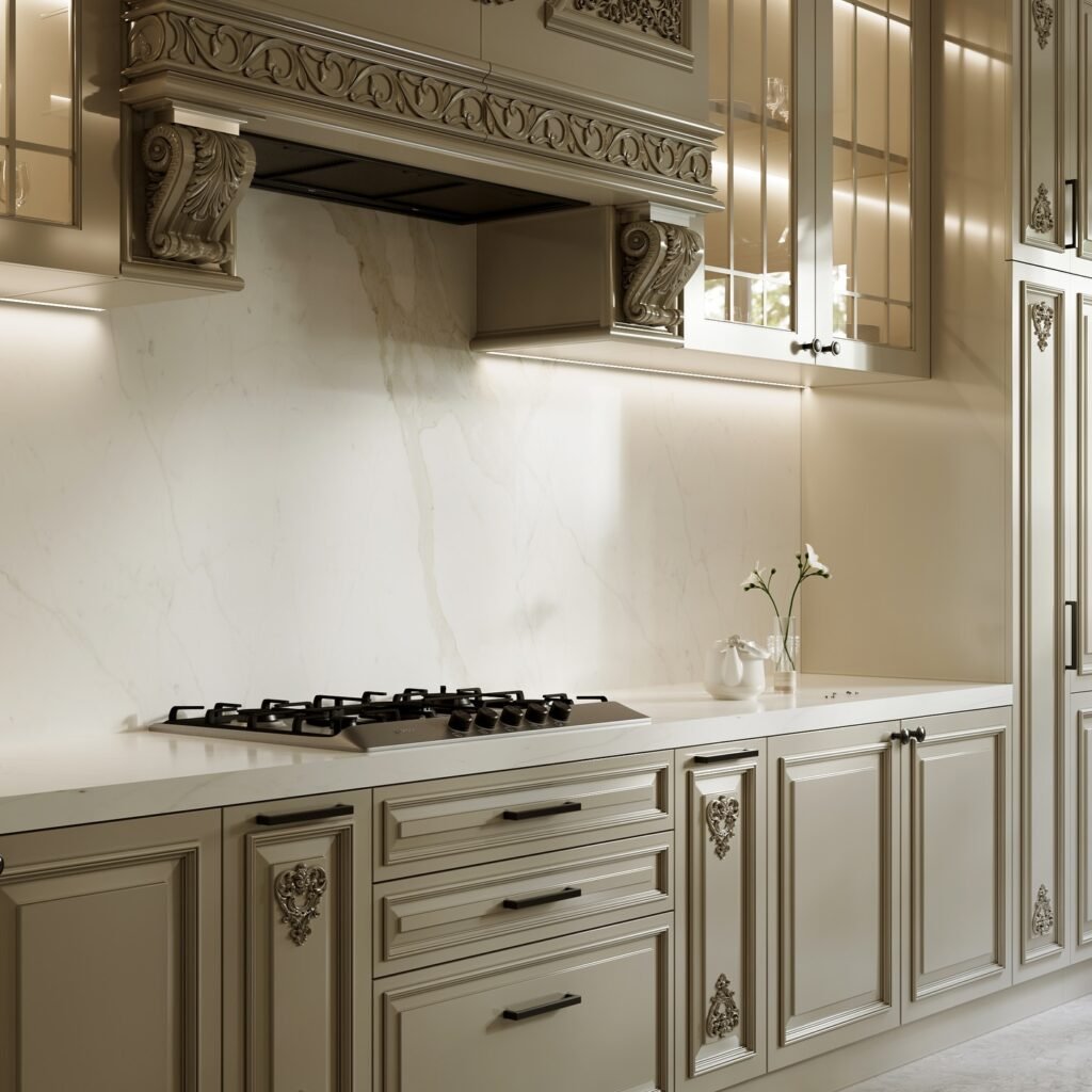 Ornate Range Hood Detail