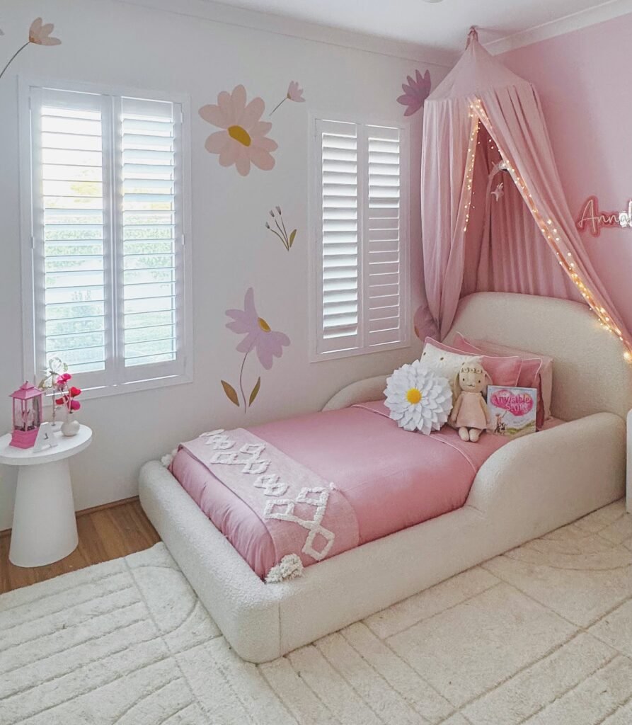 Pink Floral Corner