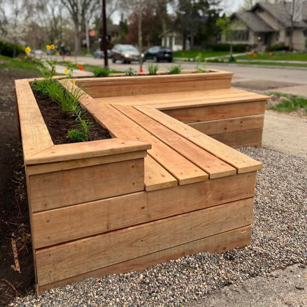 Planter Bench Design
