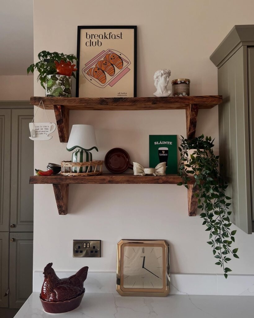  Playful Kitchen Shelf Decor