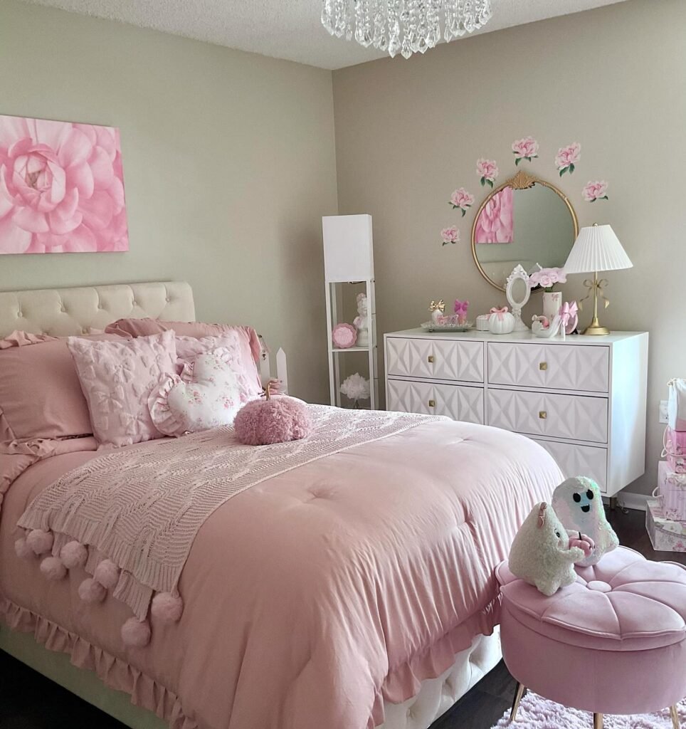 Pretty Pink Guest Room