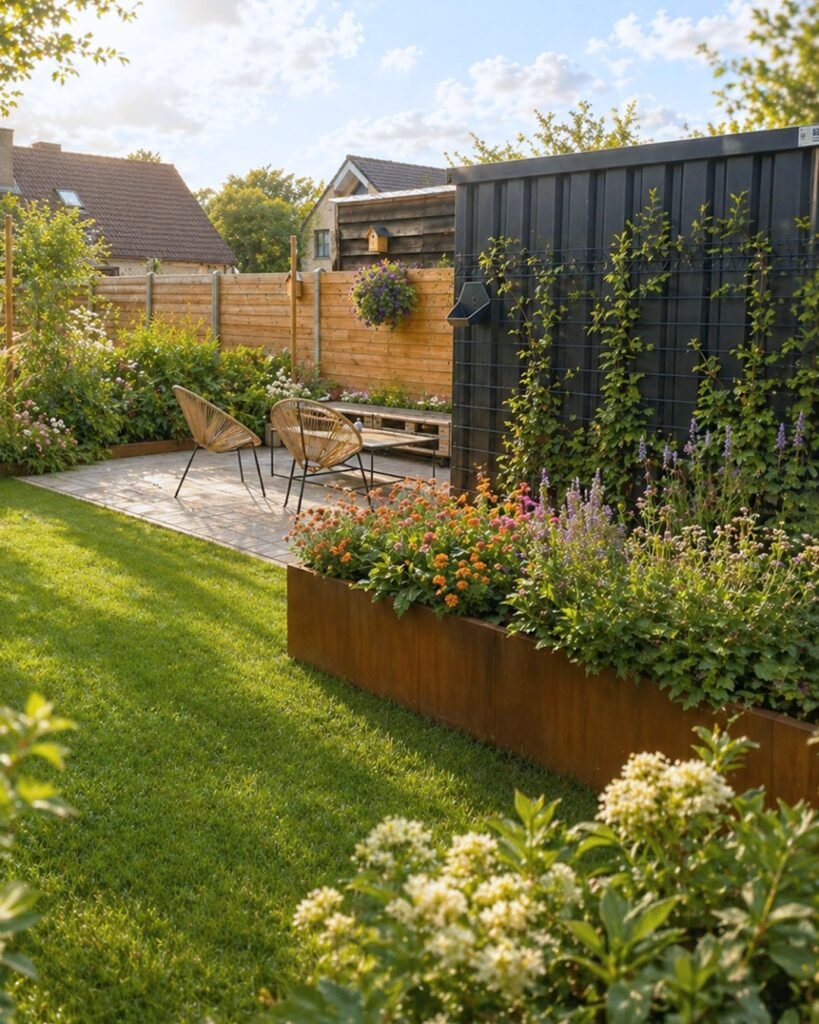 Raised Flower Borders