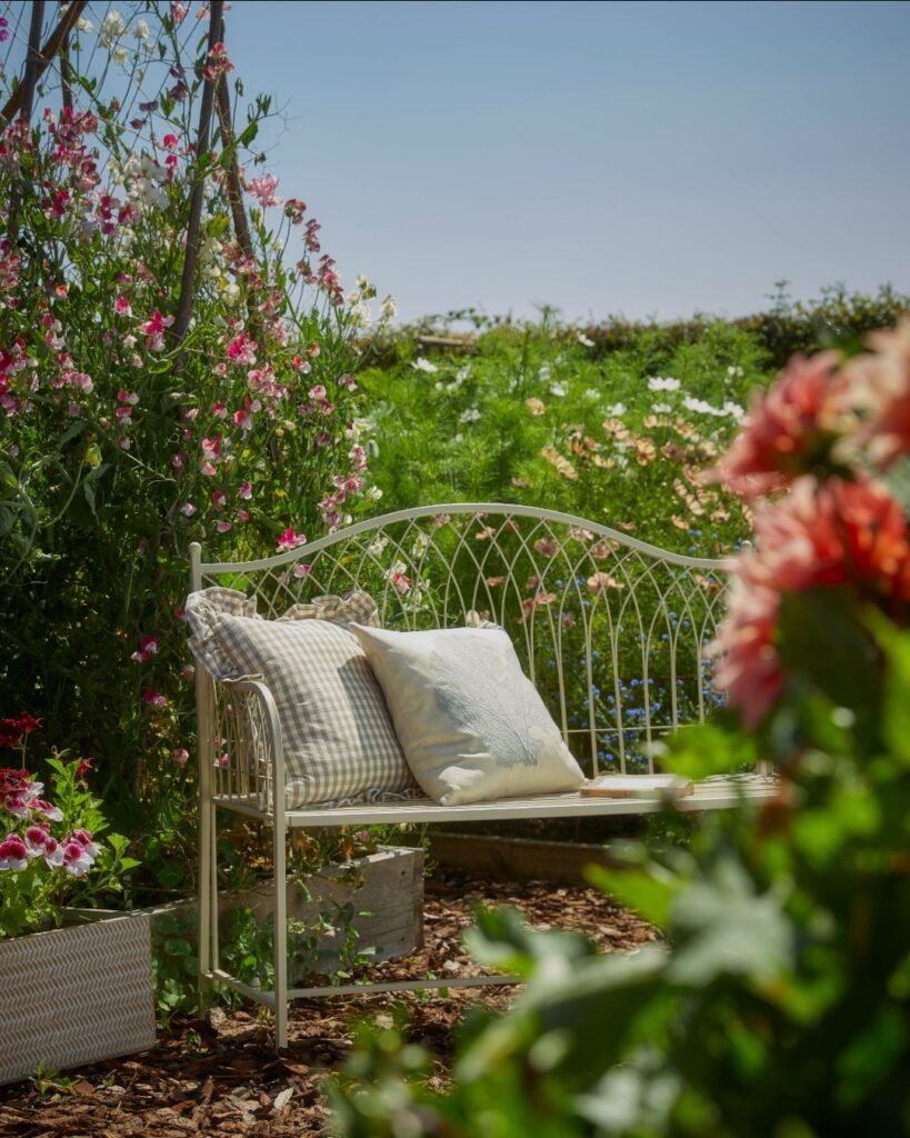 Romantic Garden Bench