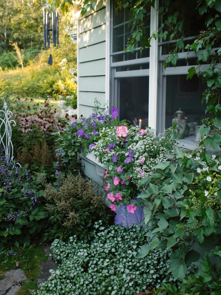 Romantic Garden Window