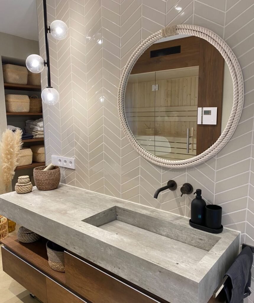 Rope Frame Mirror
