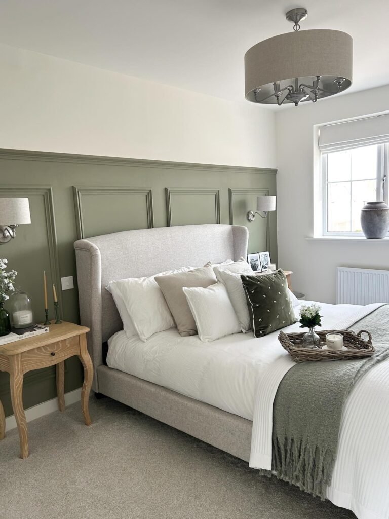 Sage Green Wall Detail