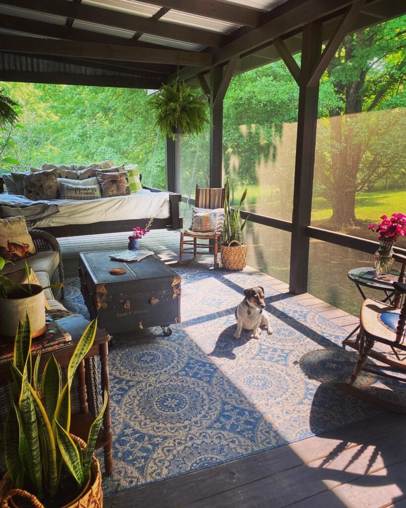 Screened Porch Comfort