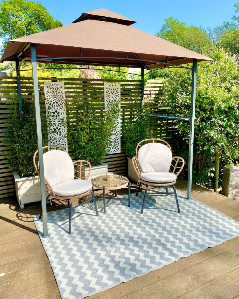  Shaded Bistro Seating
