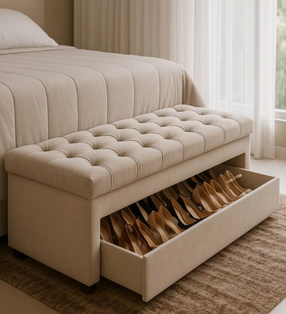 Shoe Storage Bench
