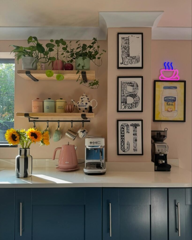 Soft Pastel Display Shelves