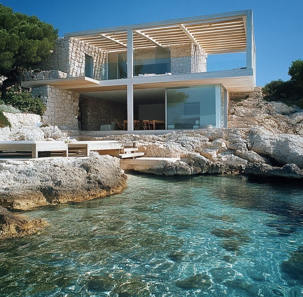 Stone And Glass Design
