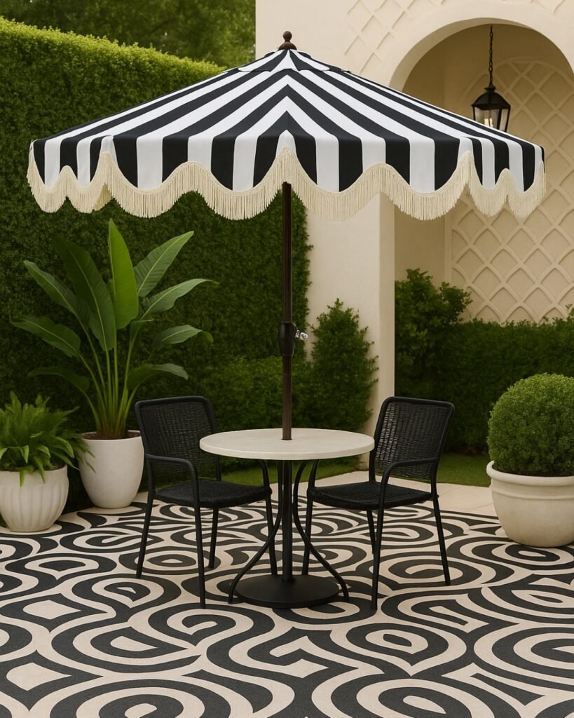 Striped Bistro Style