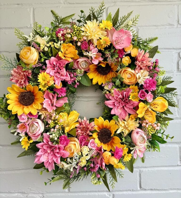 20 Wreath Ideas to Make Your Front Door Look Beautiful