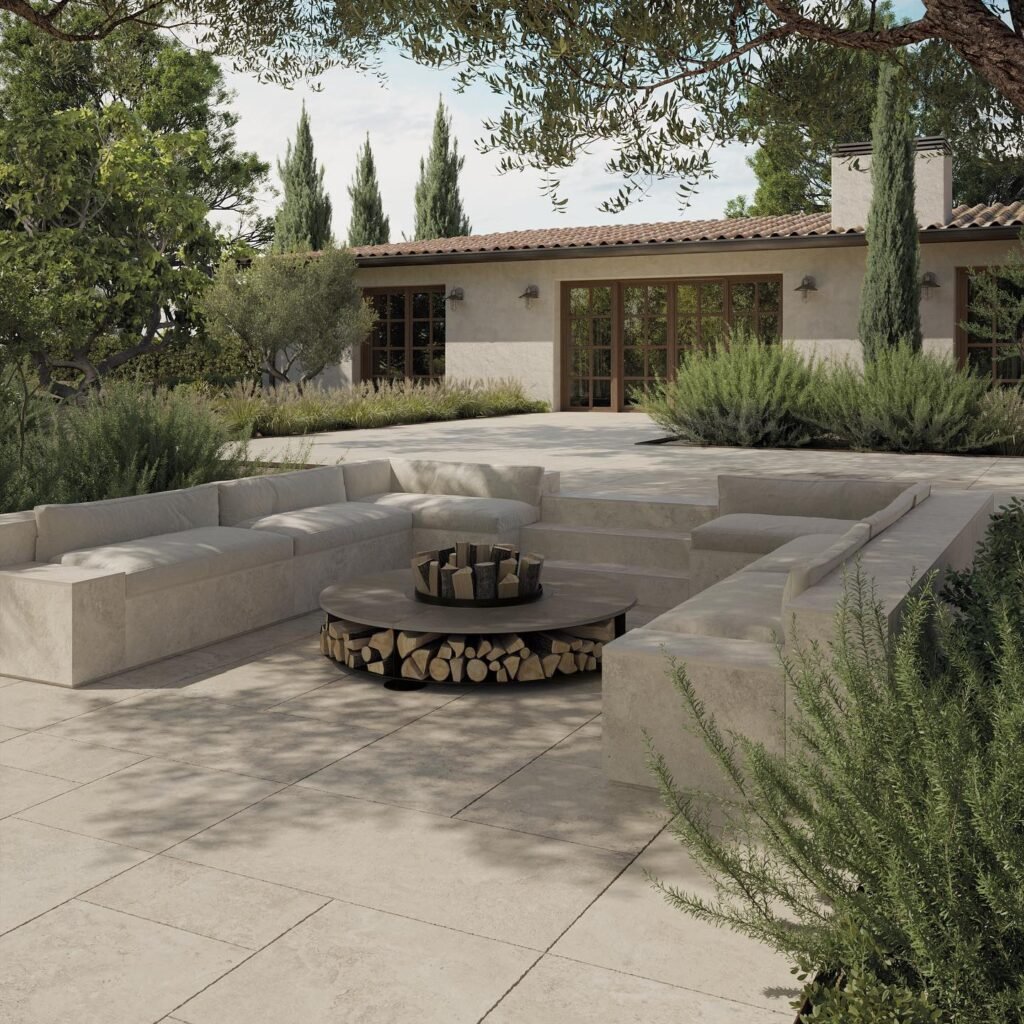 Sunken Patio Bench