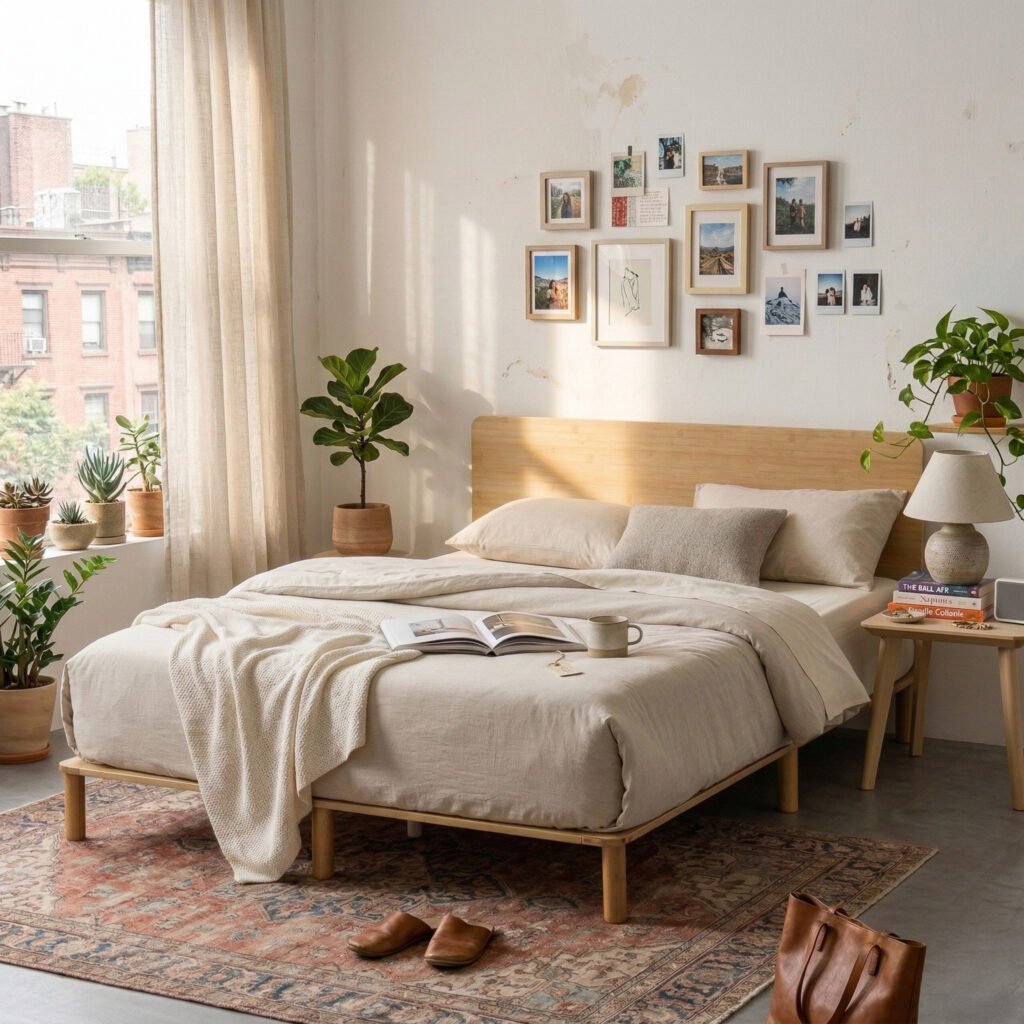 Sunlit Natural Bedroom
