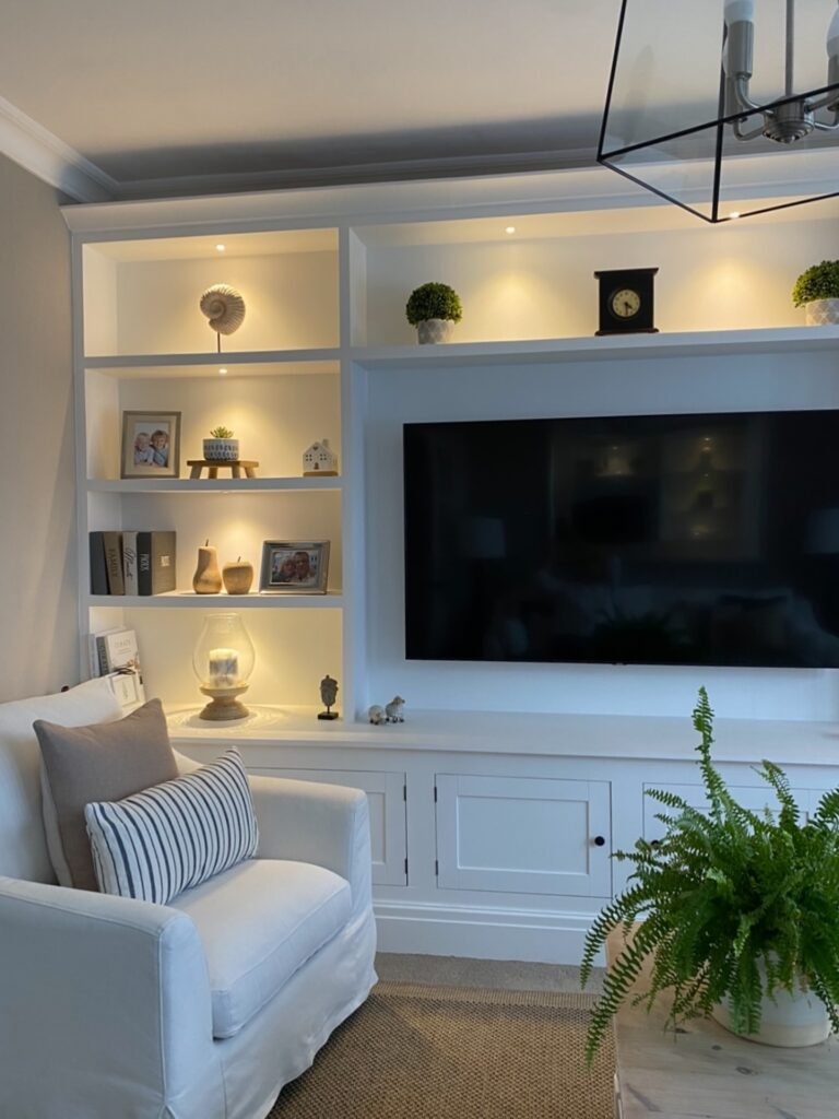 TV Wall Shelf Styling
