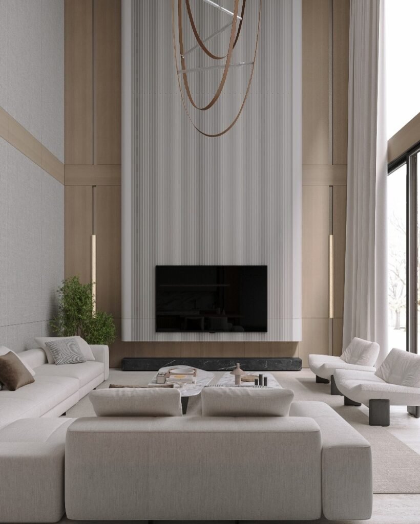  Tall Fireplace Focus