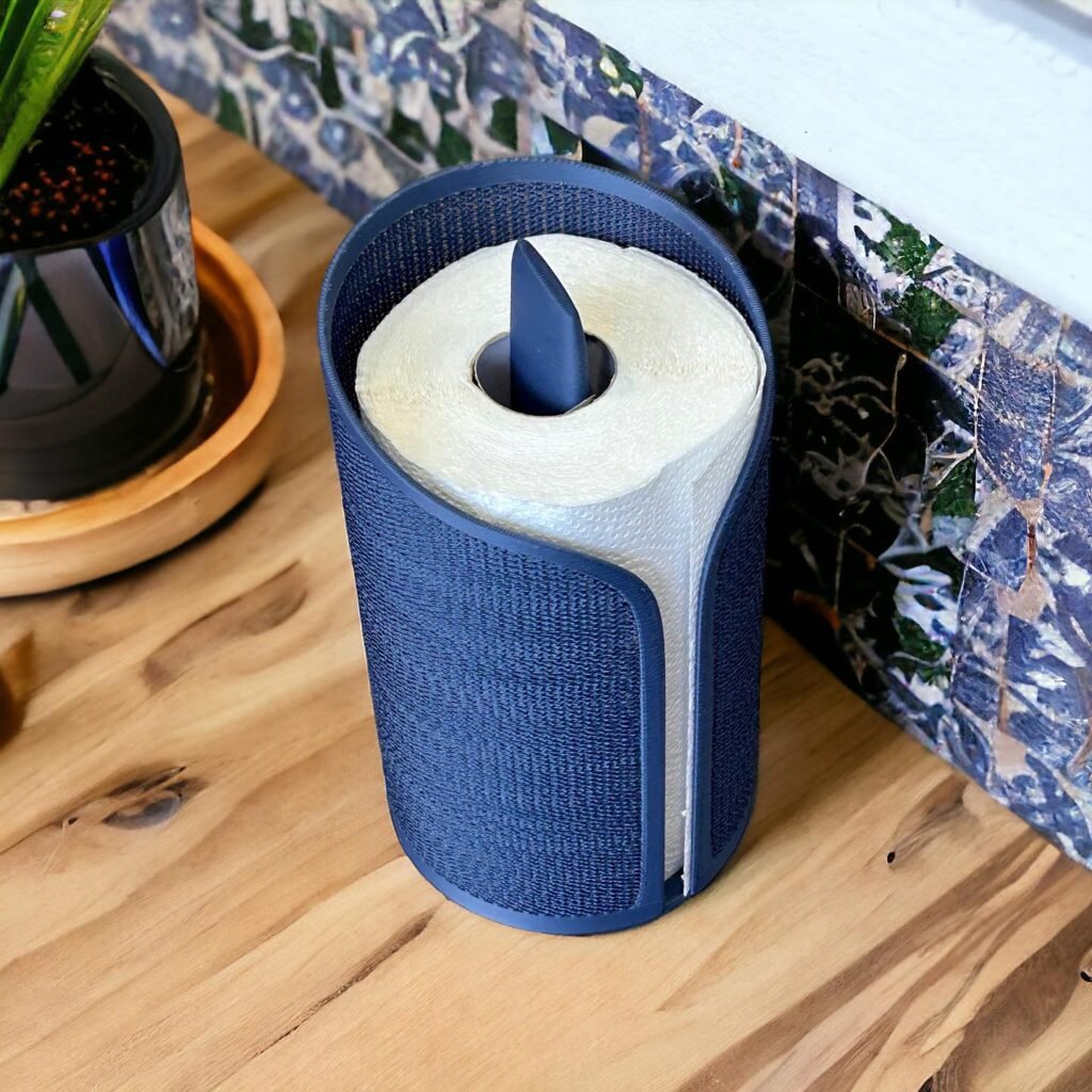Textured Blue Holder
