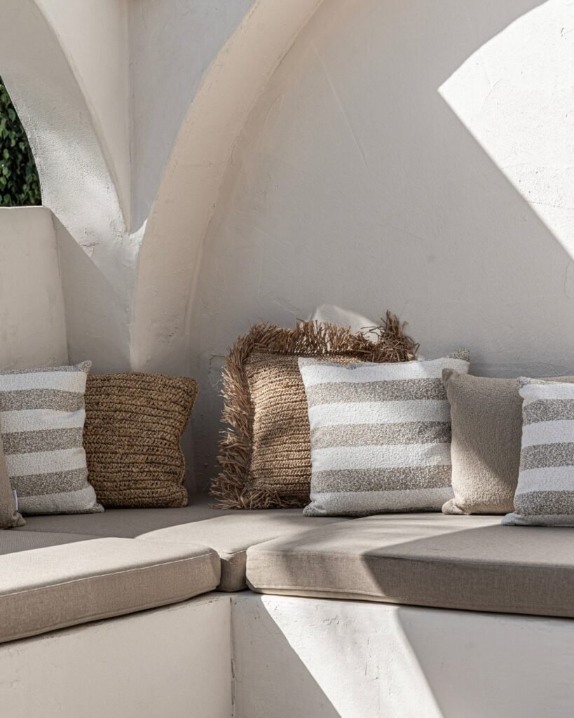 Textured Neutral Stripes