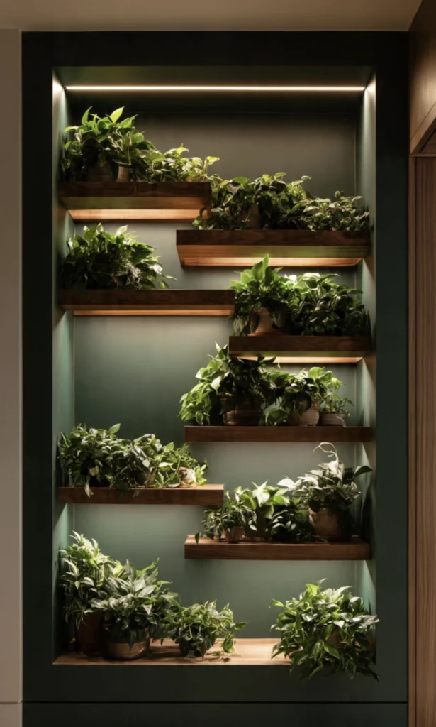 The Built-In Alcove Plant Nook