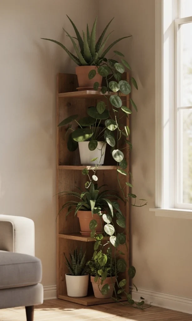 The Corner Shelf Stack
