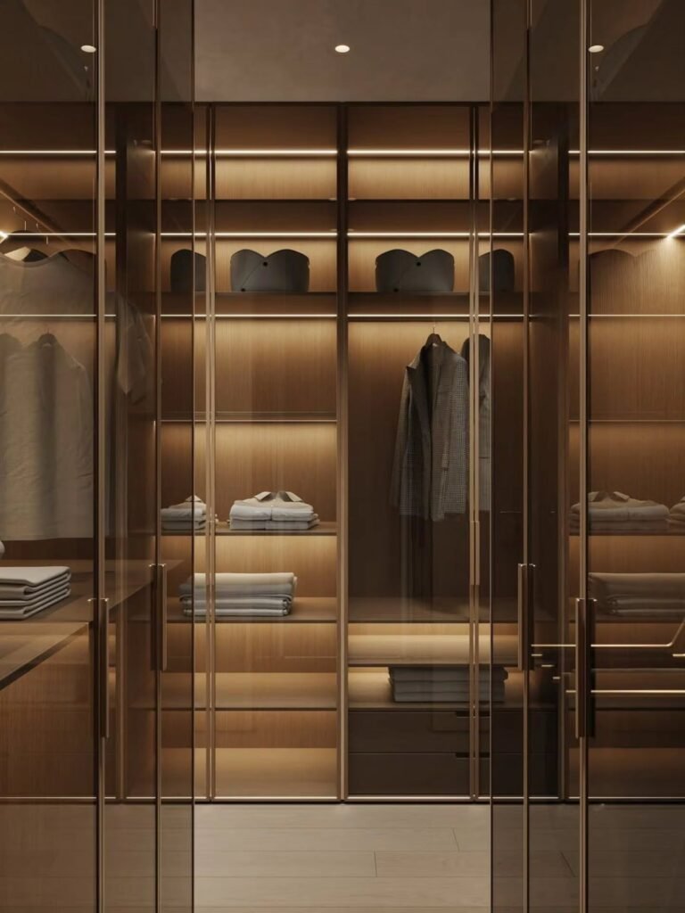 Tinted Walk-In Wardrobe