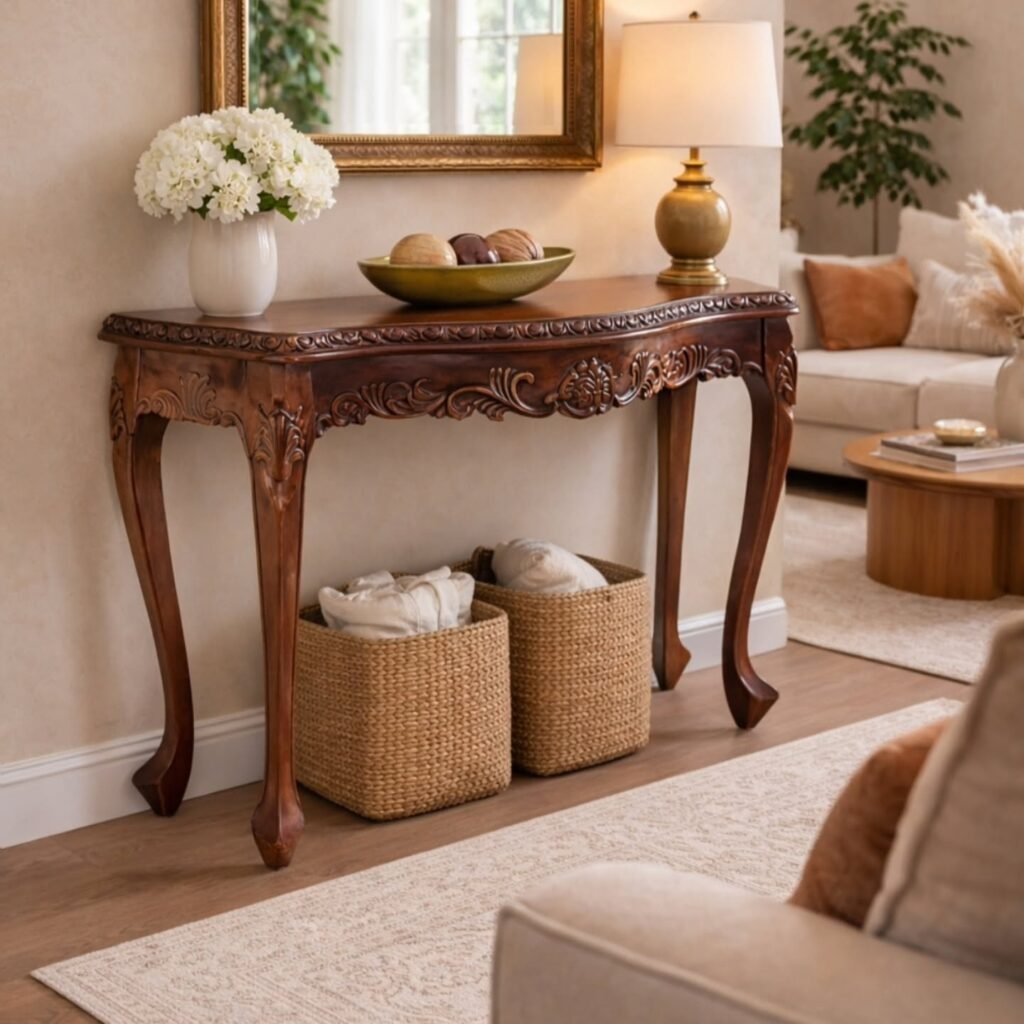 Traditional Carved Console