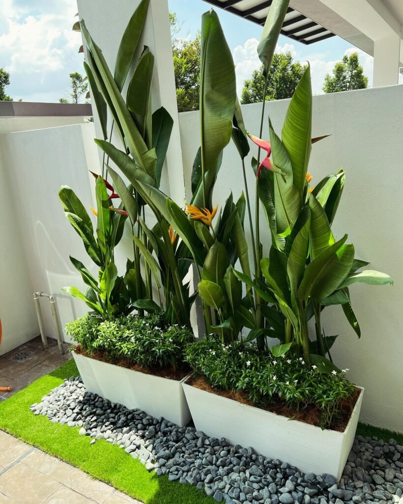 Tropical Patio Planter Box