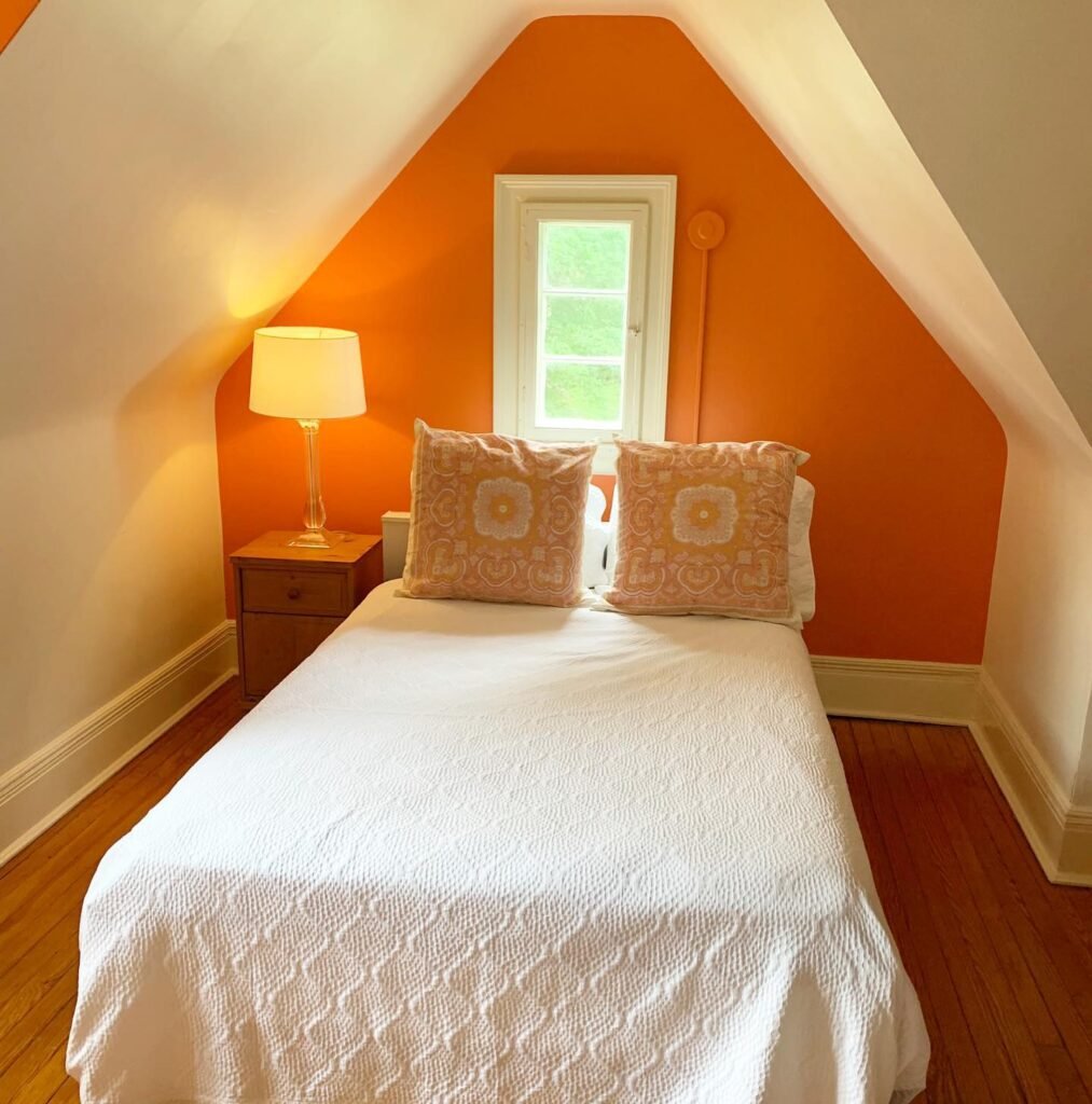 Use Orange as an Accent Wall