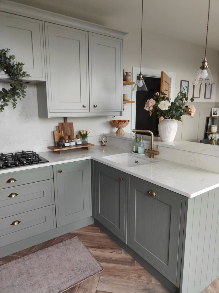 Use a Corner Sink Zone