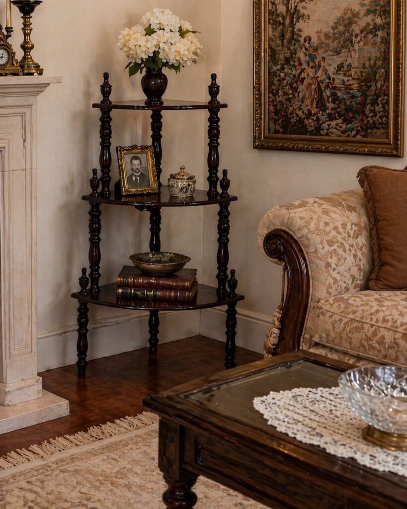 Vintage Corner Table