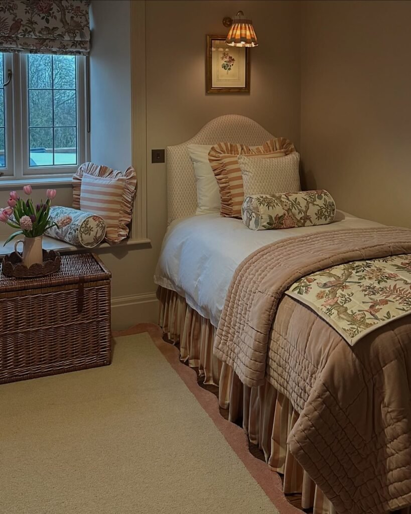 Vintage Floral Guest Room