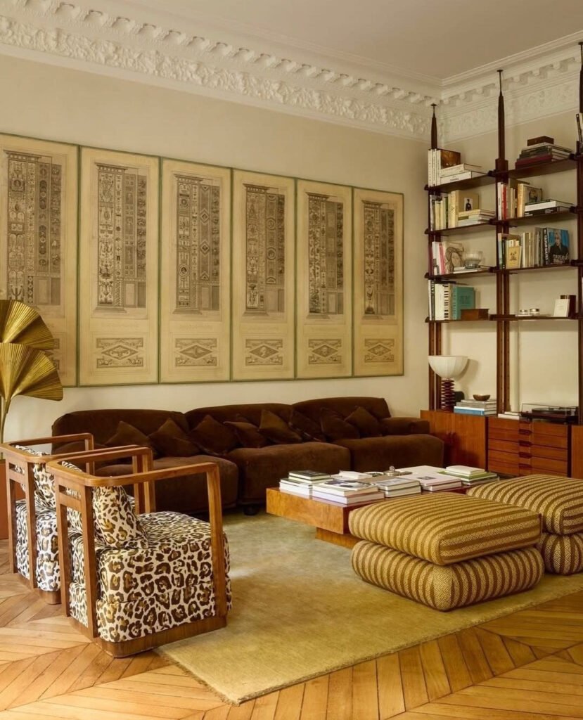 Vintage Library Leopard