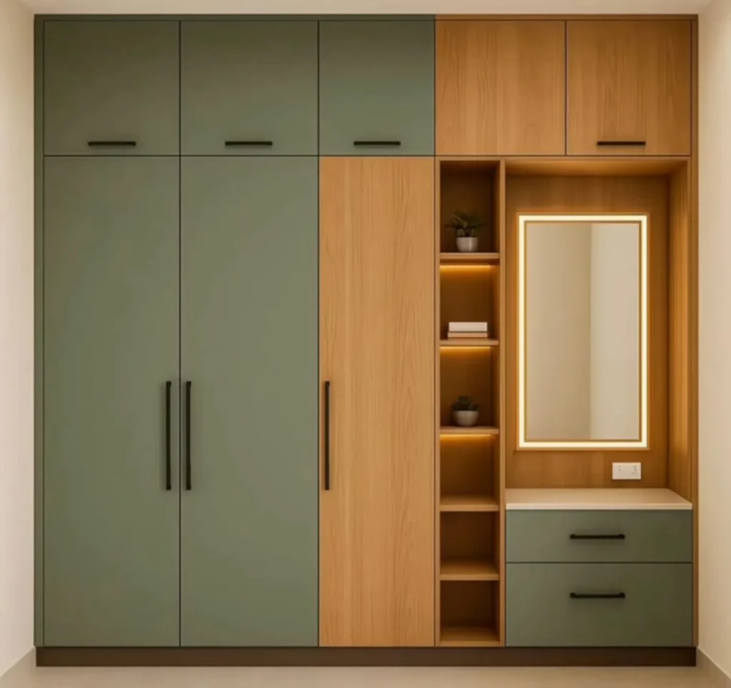Wardrobe With Vanity Space