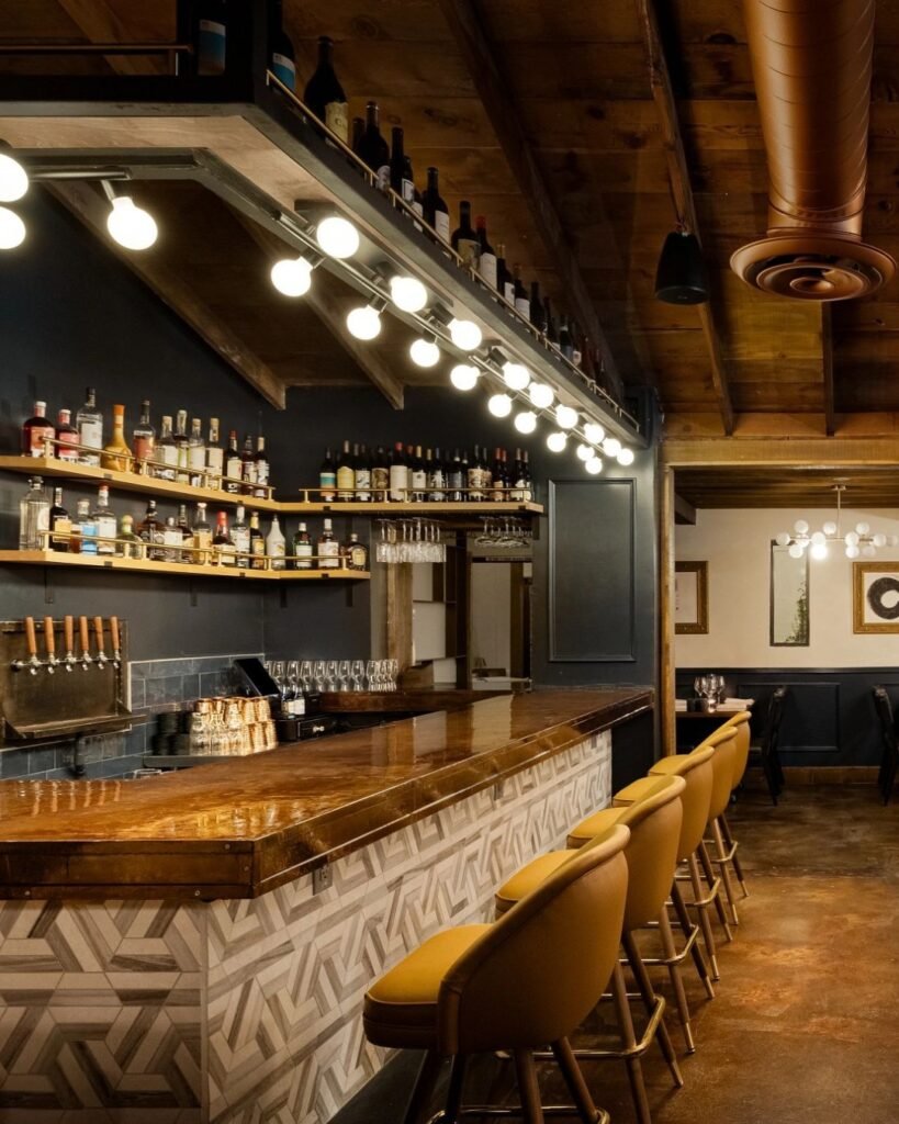 Warm Industrial Bar