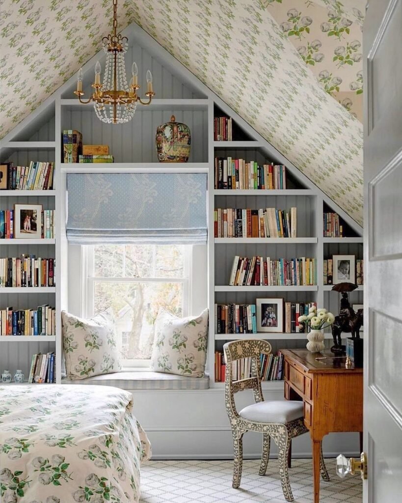Window Seat Storage Wall