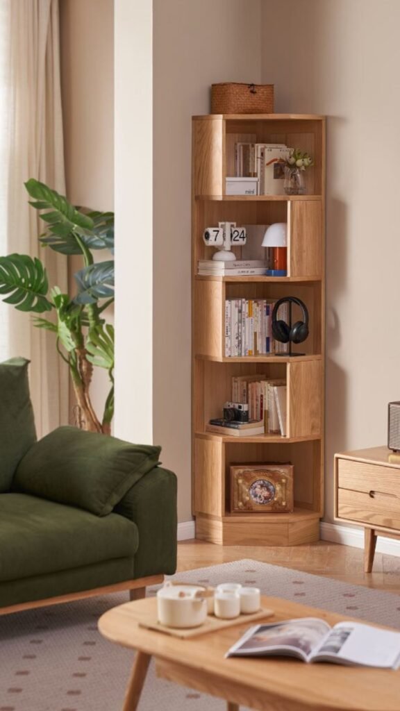 Wooden Storage Corner