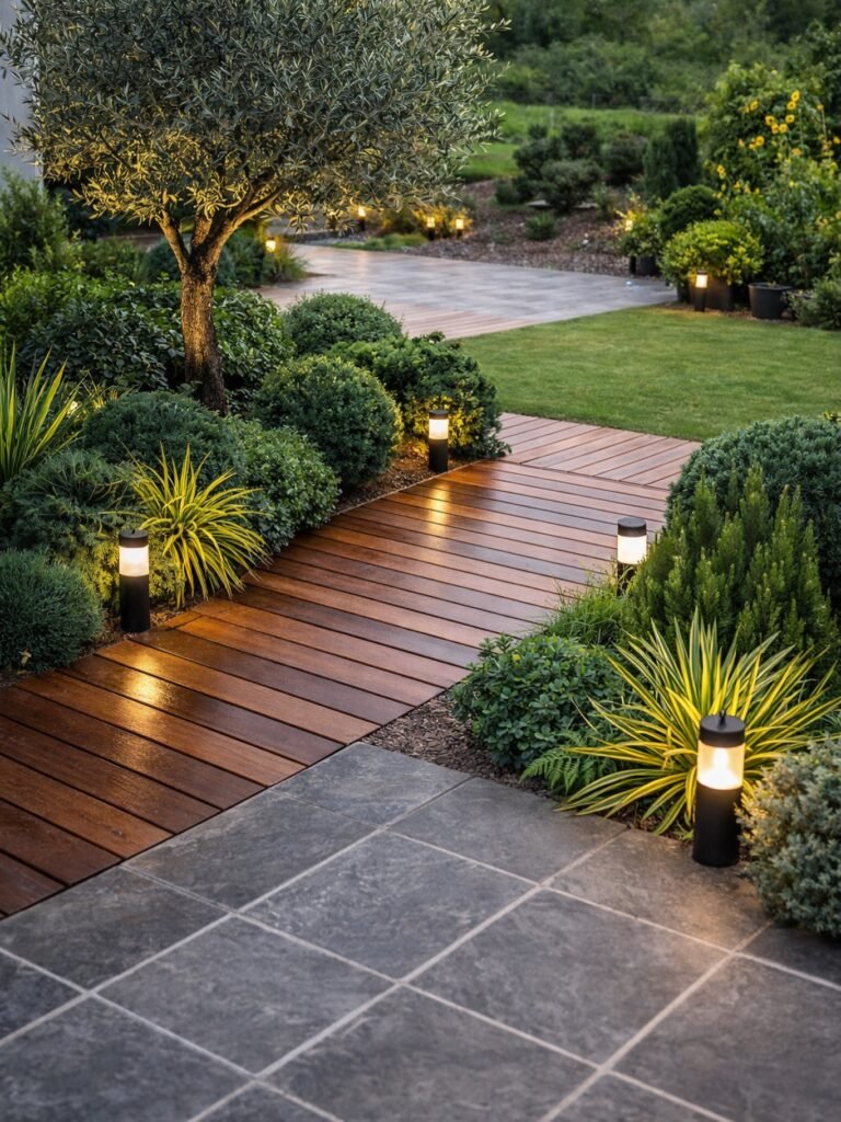 Wooden Walkway Glow