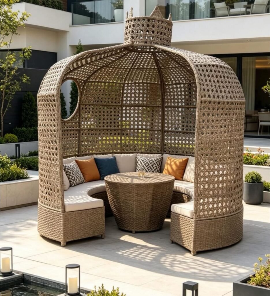 Woven Privacy Seating