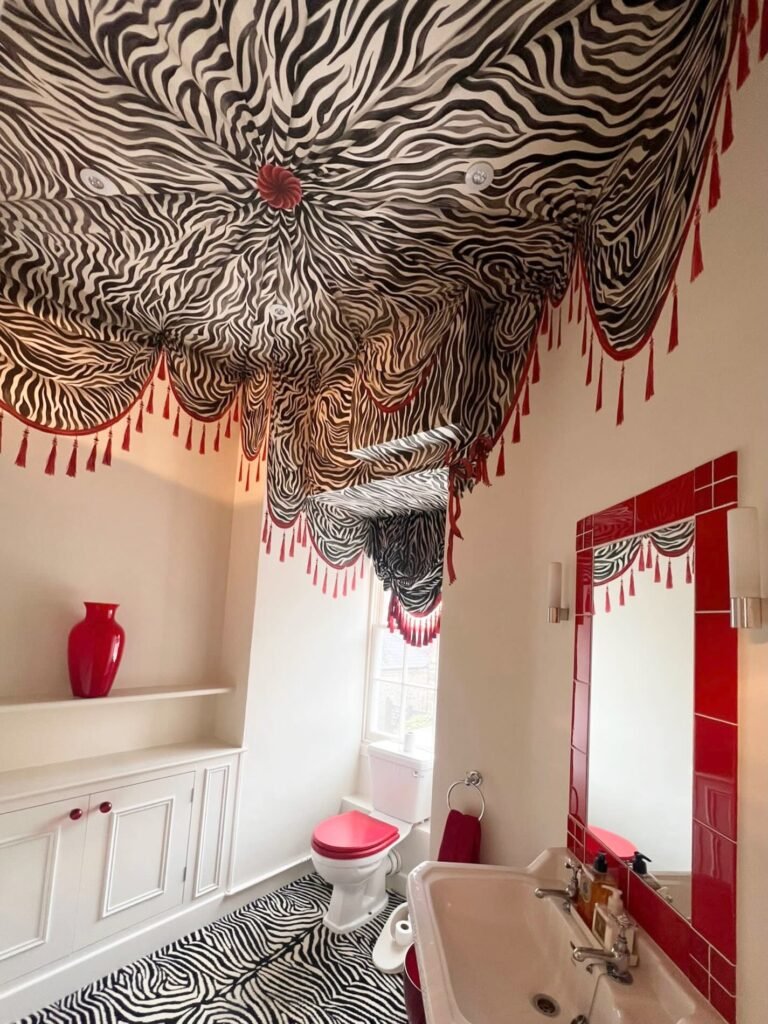 Zebra Ceiling Drama
