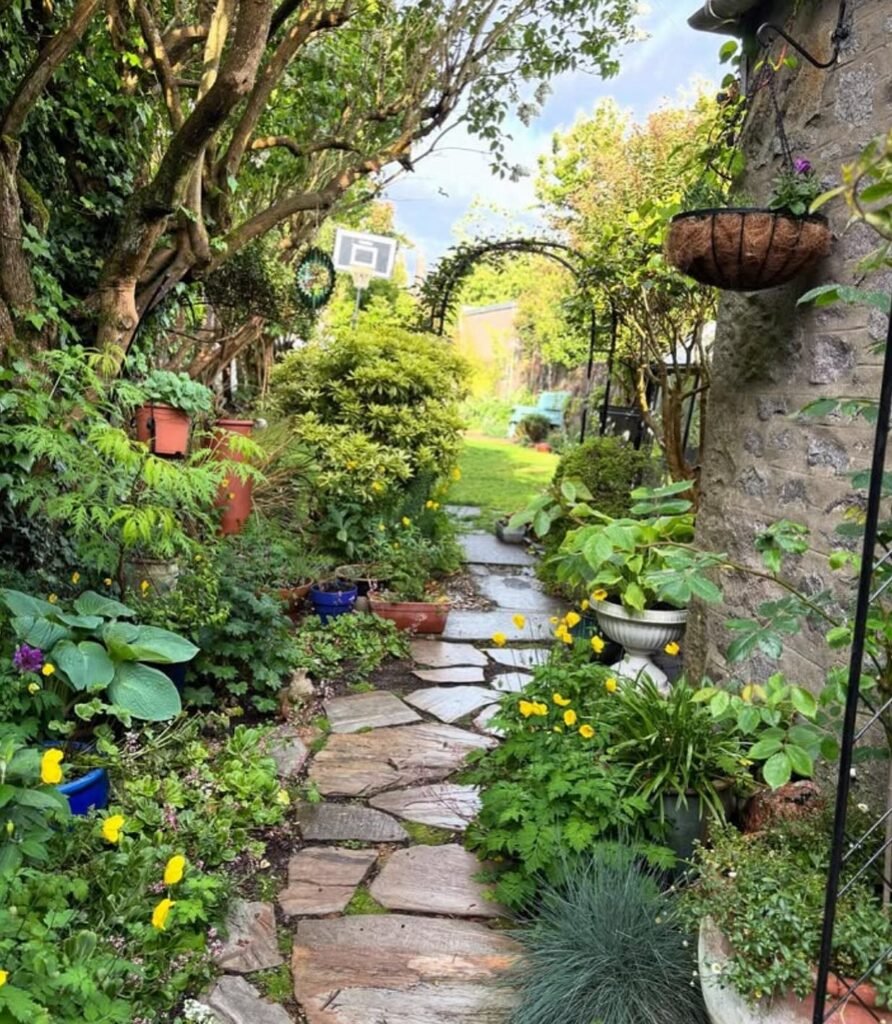 Narrow Cottage Garden Path