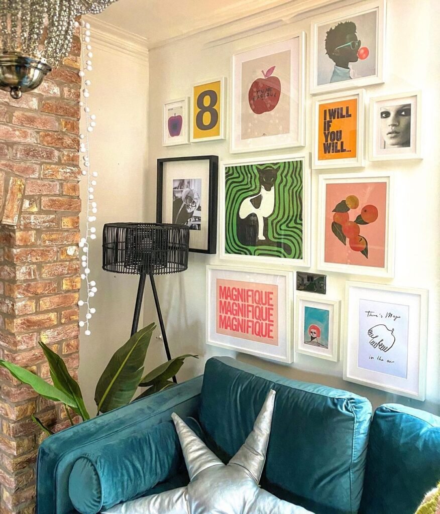 Colorful Sofa Wall