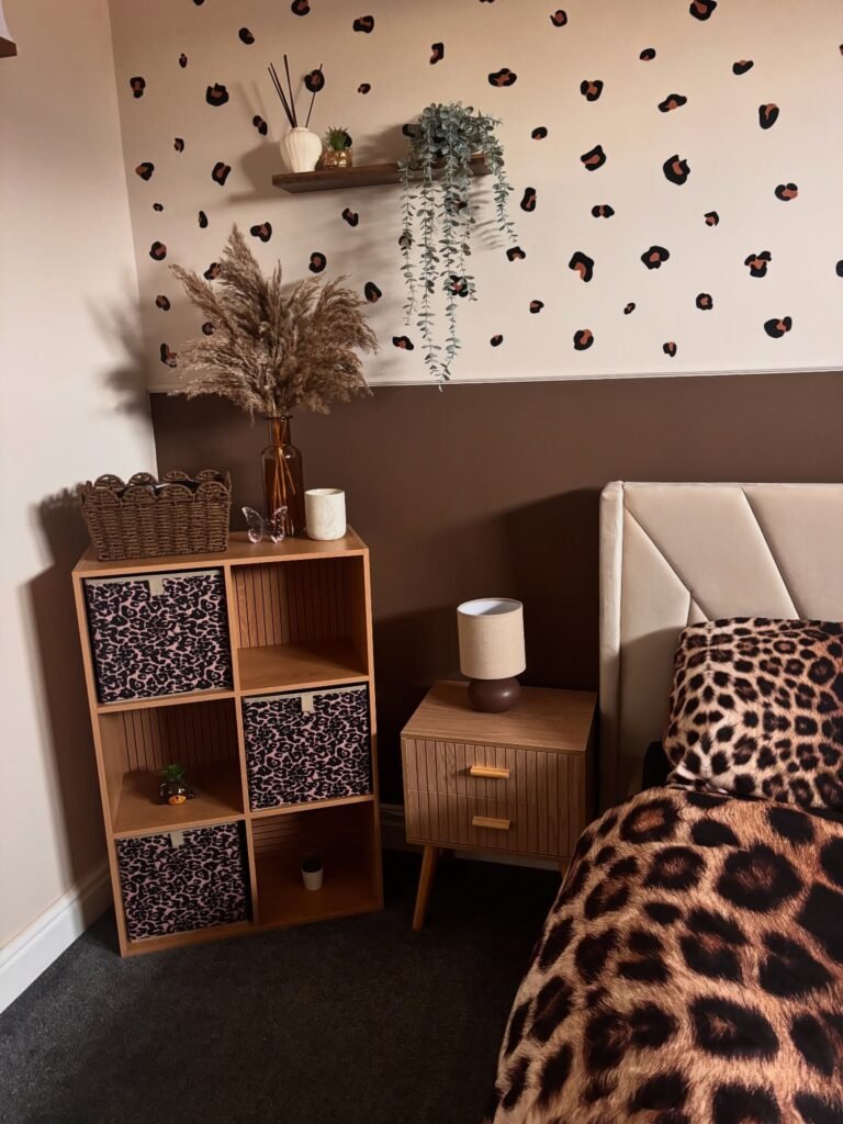Cozy Leopard Bedroom