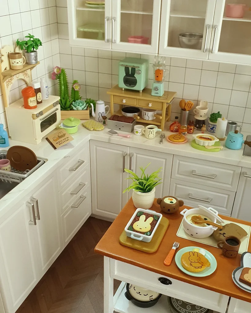 Cute Pastel Kitchen