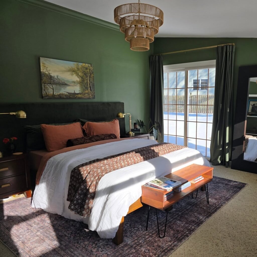 Deep Green With Warm Accents