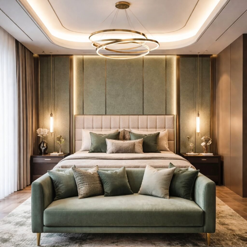 Elegant Green Bedroom Suite